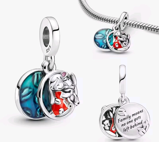 Charms para pulseras de Lilo y Stitch